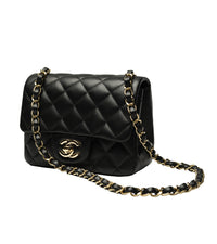 Channel Flap Handbag