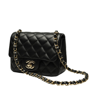 Channel Flap Handbag